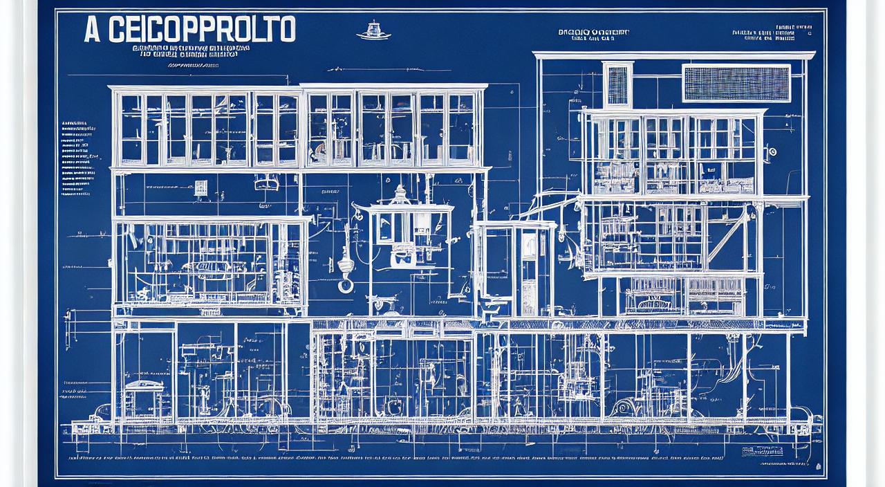 Blueprints made with AI
